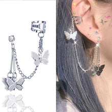 Butterfly Clip Earrings Ear hook Stainless