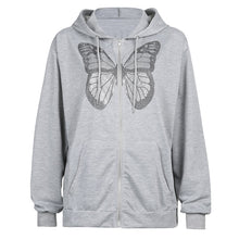 Hoodie Zipper Top Oversized