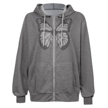 Hoodie Zipper Top Oversized