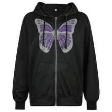 Hoodie Zipper Top Oversized