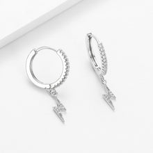 Star Moon Circle Hoop Earrings For Women Geometric Dangle Drop