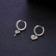 Star Moon Circle Hoop Earrings For Women Geometric Dangle Drop