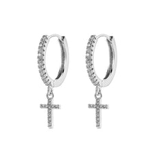 Star Moon Circle Hoop Earrings For Women Geometric Dangle Drop