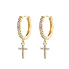 Star Moon Circle Hoop Earrings For Women Geometric Dangle Drop