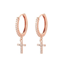 Star Moon Circle Hoop Earrings For Women Geometric Dangle Drop