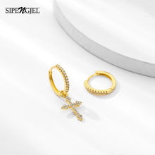 Star Moon Circle Hoop Earrings For Women Geometric Dangle Drop