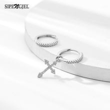 Star Moon Circle Hoop Earrings For Women Geometric Dangle Drop