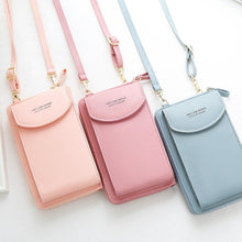 New Women Purses Solid Color Leather