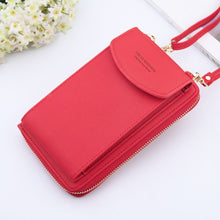 New Women Purses Solid Color Leather