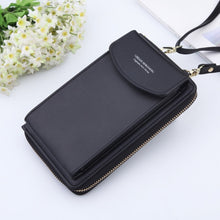 New Women Purses Solid Color Leather