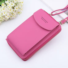 New Women Purses Solid Color Leather