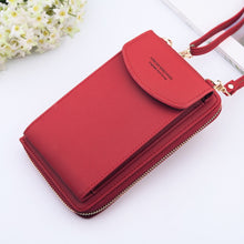 New Women Purses Solid Color Leather