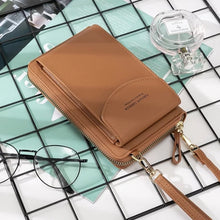 New Women Purses Solid Color Leather