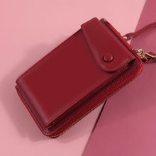 New Women Purses Solid Color Leather