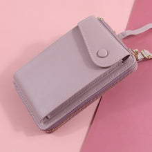 New Women Purses Solid Color Leather