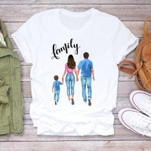 Women Cartoon Super Mom Life T-shirts Top