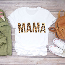 Women Cartoon Super Mom Life T-shirts Top