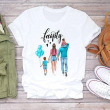 Women Cartoon Super Mom Life T-shirts Top