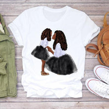Women Cartoon Super Mom Life T-shirts Top
