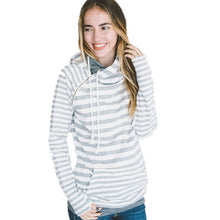 Floral Printed Hood Casual Splice Long Sleeve Sweatshirts