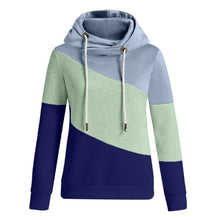 Casual Solid Contrast Long Sleeve Hoodie