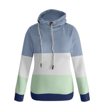 Casual Solid Contrast Long Sleeve Hoodie