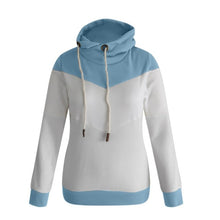 Casual Solid Contrast Long Sleeve Hoodie