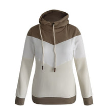 Casual Solid Contrast Long Sleeve Hoodie