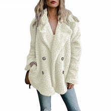 Long sleeve fluffy teddy coat (multi color )