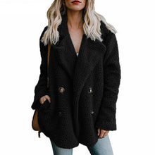 Long sleeve fluffy teddy coat (multi color )