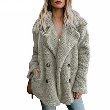 Long sleeve fluffy teddy coat (multi color )