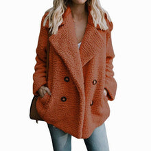 Long sleeve fluffy teddy coat (multi color )