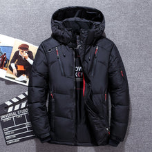 Black thickened 20 degree windbreaker coat