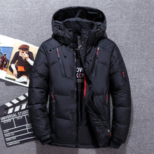 Black thickened 20 degree windbreaker coat