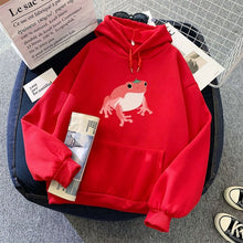 Pink Frog Oversized hoodie