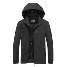 Men's Windbreaker Jackets Waterproof Military Hooded