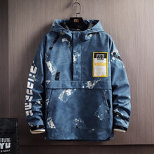 Hip hop Fashion Casual Streetwear Hooded Jacket Windbreaker