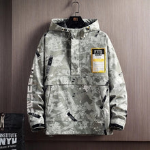 Hip hop Fashion Casual Streetwear Hooded Jacket Windbreaker