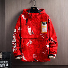 Hip hop Fashion Casual Streetwear Hooded Jacket Windbreaker