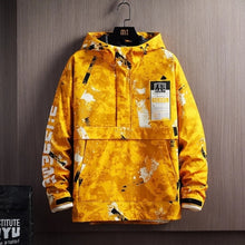 Hip hop Fashion Casual Streetwear Hooded Jacket Windbreaker