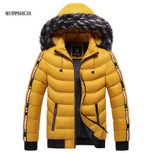 Fur Collar Hooded coat ( multi pocket )