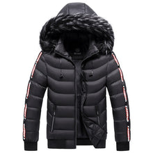 Fur Collar Hooded coat ( multi pocket )