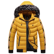 Fur Collar Hooded coat ( multi pocket )