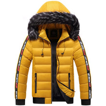 Fur Collar Hooded coat ( multi pocket )