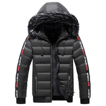 Fur Collar Hooded coat ( multi pocket )