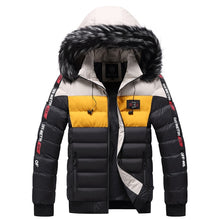 Fur Collar Hooded coat ( multi pocket )