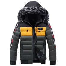 Fur Collar Hooded coat ( multi pocket )