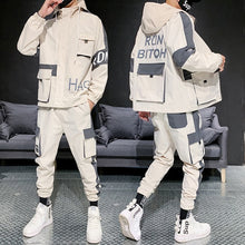 Tracksuit 2 Pieces set, Jacket And Cargo Pants