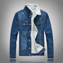Warm winter jean jacket