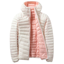 Pink & white reverse coat